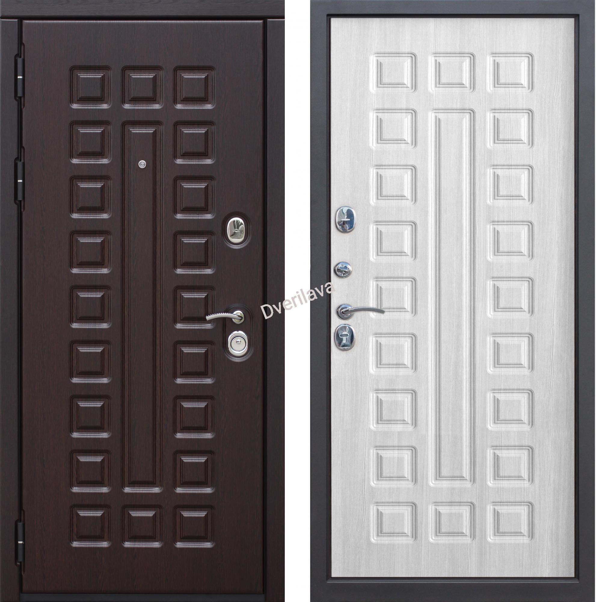 Металлические двери с двух сторон МДФ